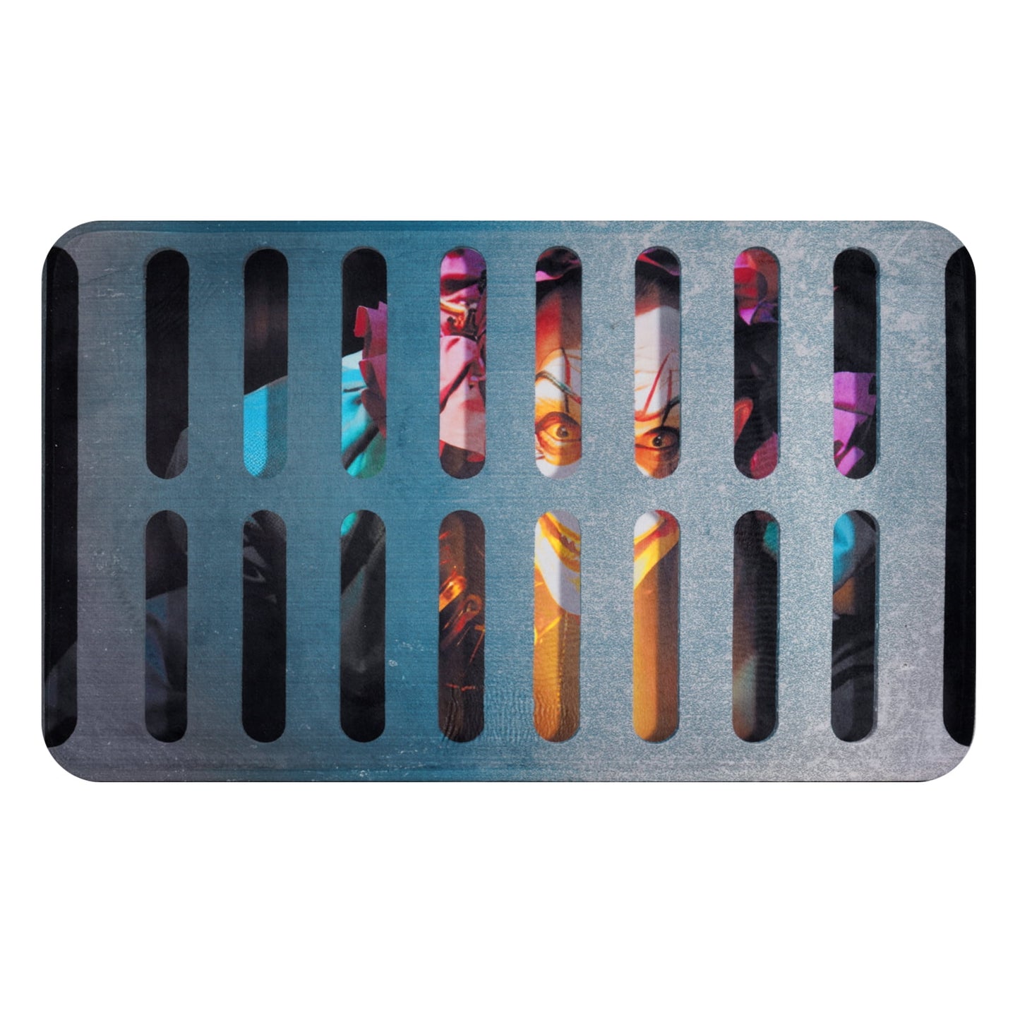 BLEUM CADE Halloween Doormat Outdoor Welcome Mat for Entrance,Hided Joker Low-File Door Mat Outside Entry Rug,18 x 30 inch