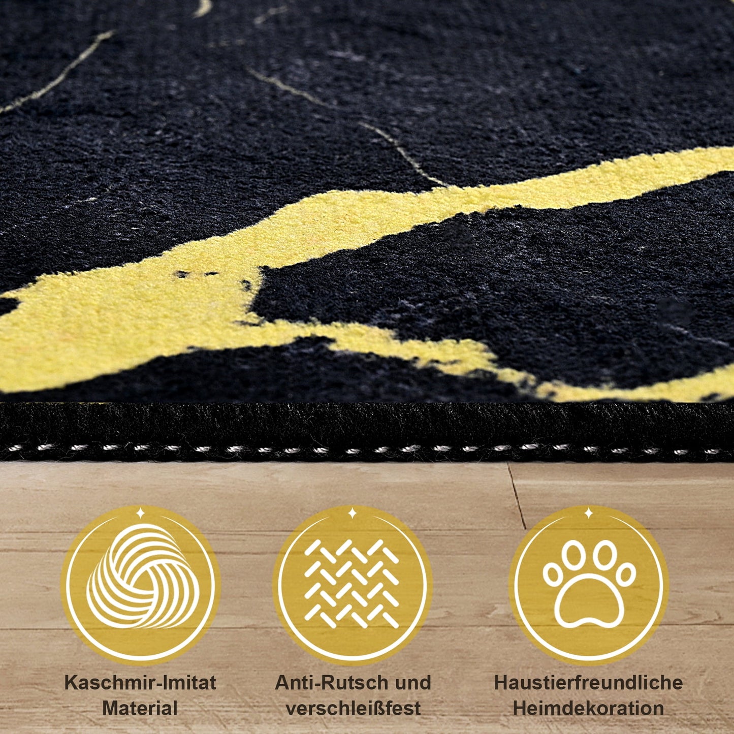 Bleum Cade 5'x7' Area Rugs for Living Room, Marble Swirl Abstract Rug Ultra Soft Washable Rugs for Bedroom, Anti Slip Durable Carpet Home Decor for Dining Room