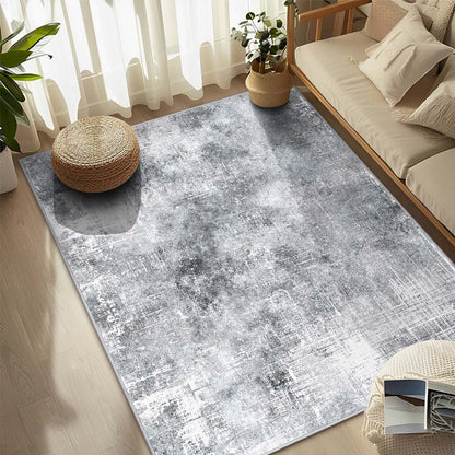 Bleum Cade 5x7 Area Rugs for Living Room,Soft Washable Non Slip Bedroom Rug,Modern Abstract Grey Dinning Room Large Carpet