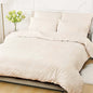 BLEUM CADE 3 Pieces Comforter Set King Size Soft Breathable Duvet Cover Set,Tufted Geometric Bed Comforter Cover Set,Gray