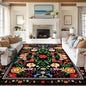 Bleum Cade Area Rugs for Doormat 2X3,Spring Boho Floral Rug, Machine Washable Non Slip Welcome Mat, Low Pile Carpet for Entryway, Kitchen, Front Door Indoor Entrance,Green