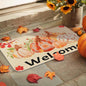 BLEUM CADE Fall Doormat Outdoor Welcome Mat for Entrance,Sunflower Pumpkin Door Mat Outside Entry Rug,18 x 30 inches