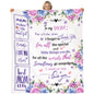 BLEUM CADE Gifts for Mom Birthday Mother's Day Blanket,Gifts From Daughter Son,Soft Flannel Throw Blanket Presents for Mother,Pink,50" x 60"