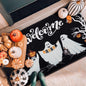 BLEUM CADE Halloween Doormat Outdoor Welcome Mat for Entrance,Hided Joker Low-File Door Mat Outside Entry Rug,18 x 30 inch