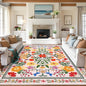 Bleum Cade 8'x10' Area Rugs for Living Room, Washable Rugs Modern Rugs for Bedroom Dinning Room,Boho Floral Rug Ultra Soft Non Slip Durable Large Carpet Home Decor,Beige