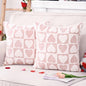 BLEUM CADE Valentines Day Pillow Covers Set of 4 I Love You Throw Pillow Covers 18 x 18 inch Happy Valentine Day Pillowcases for Anniversary Wedding