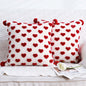 BLEUM CADE Valentines Day Pillow Covers Set of 4 I Love You Throw Pillow Covers 18 x 18 inch Happy Valentine Day Pillowcases for Anniversary Wedding
