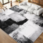 Bleum Cade 5x7 Abstract Area Rugs for Living Room, Modern Washable Rugs Non Slip Dining Room Rug, Soft Low Pile Bedroom Rug, Stain Resistant Indoor Rugs Carpet,Brown