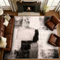Bleum Cade 9x12 Large Area Rugs for Living Room, Modern Abstract Washable Rugs Non Slip, Bedroom Rug Soft Stain Resistant, Indoor Rugs Low Pile Carpet for Dining Room,Brown
