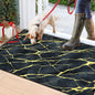 Bleum Cade Area Rugs for Doormat 2X3,Marble Swirl Abstract Rugs, Machine Washable Foldable Non Slip Outdoor Indoor Welcome Mat
