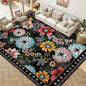 BLEUM CADE Living Room Rug 8x10 Boho Floral Area Rug,Washable Soft Carpet for Bedroom