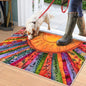 Bleum Cade Boho Sun Area Rugs 2x3 Entryway Rug,Non Slip Washable Door Mat Outdoor Indoor Welcome Mat for Entrance
