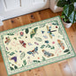 Bleum Cade Boho Floral Area Rugs 2x3 Door Mat Entryway Rug,Machine Washable Foldable Non Slip Outdoor Indoor Welcome Mat,Beige