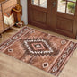 Bleum Cade Area Rugs for Doormat 2X3,Abstract Machine Washable Foldable Non Slip Outdoor Indoor Welcome Mat Carpet for Entrance,Grey