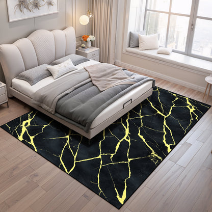 Bleum Cade 5'x7' Area Rugs for Living Room, Marble Swirl Abstract Rug Ultra Soft Washable Rugs for Bedroom, Anti Slip Durable Carpet Home Decor for Dining Room