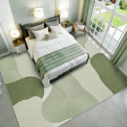 Bleum Cade 8x10 Area Rugs for Living Room, Abstract Rug Ultra Soft Washable Rugs for Bedroom, Anti Slip Durable Stain Resistant Larg Carpet Home Decor for Dining Room,Green