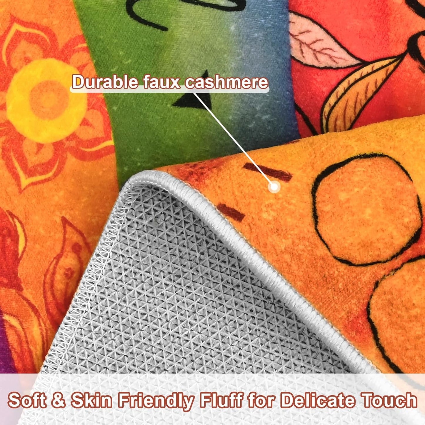 Bleum Cade Boho Sun Area Rugs 2x3 Entryway Rug,Non Slip Washable Door Mat Outdoor Indoor Welcome Mat for Entrance
