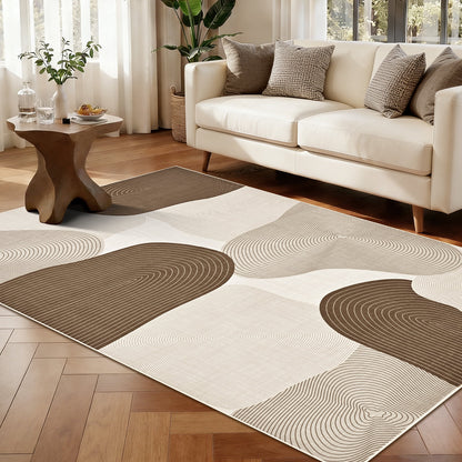 Bleum Cade 5x7 Area Rugs for Living Room, Abstract Rug Ultra Soft Washable Rugs for Bedroom, Anti Slip Durable Stain Resistant Larg Carpet Home Decor for Dining Room,Grey